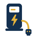 EV charger installation icon